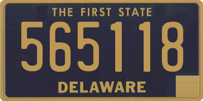 DE license plate 565118