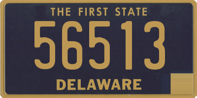 DE license plate 56513