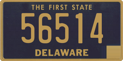 DE license plate 56514