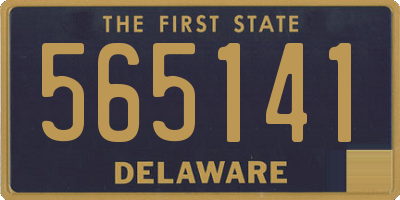 DE license plate 565141