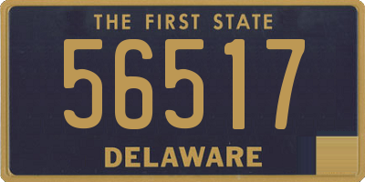 DE license plate 56517