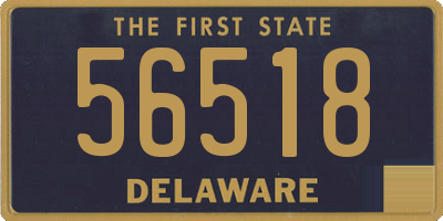 DE license plate 56518