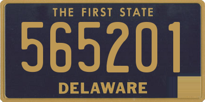 DE license plate 565201