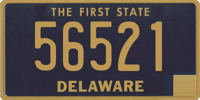 DE license plate 56521