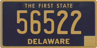 DE license plate 56522