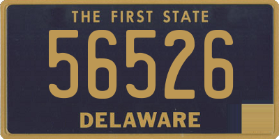 DE license plate 56526