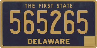 DE license plate 565265