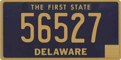 DE license plate 56527