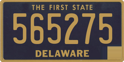 DE license plate 565275