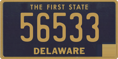 DE license plate 56533