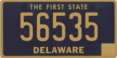 DE license plate 56535