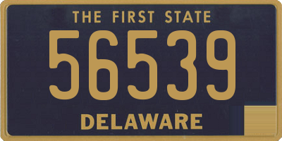 DE license plate 56539