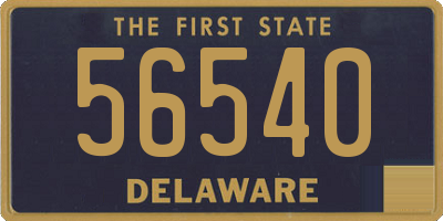 DE license plate 56540