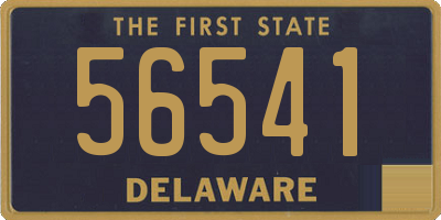 DE license plate 56541