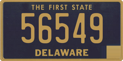 DE license plate 56549