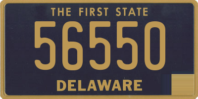 DE license plate 56550