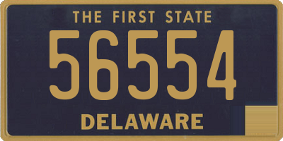 DE license plate 56554