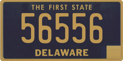 DE license plate 56556