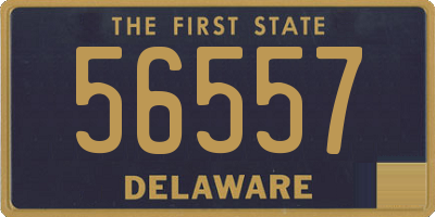 DE license plate 56557