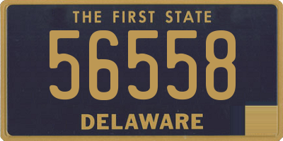 DE license plate 56558