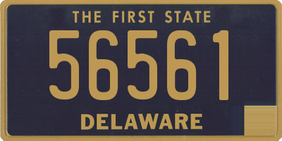 DE license plate 56561