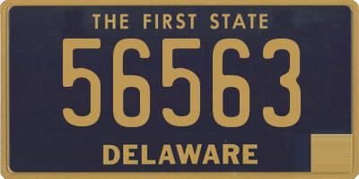 DE license plate 56563