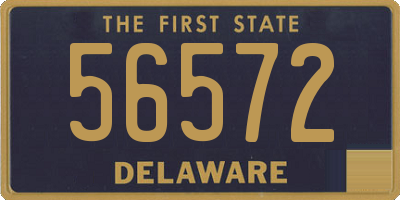 DE license plate 56572