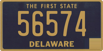 DE license plate 56574