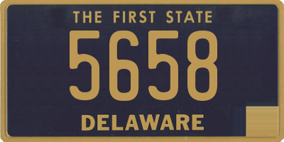 DE license plate 5658