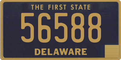 DE license plate 56588