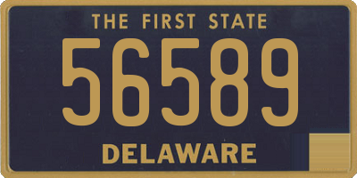 DE license plate 56589