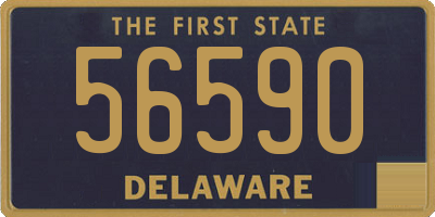 DE license plate 56590