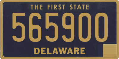 DE license plate 565900