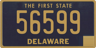 DE license plate 56599