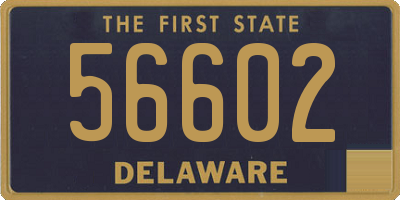 DE license plate 56602