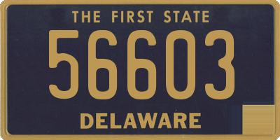 DE license plate 56603