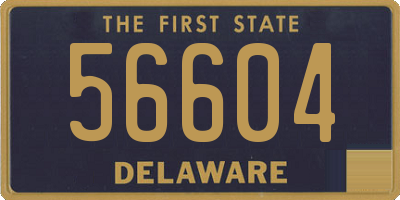 DE license plate 56604