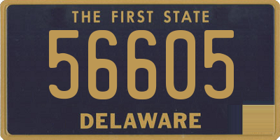 DE license plate 56605
