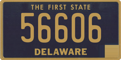 DE license plate 56606