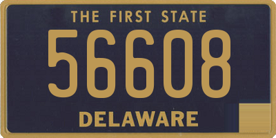 DE license plate 56608