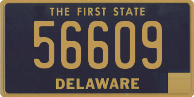 DE license plate 56609