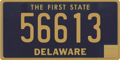 DE license plate 56613