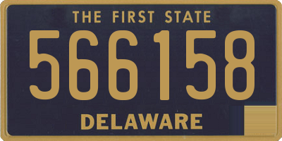 DE license plate 566158