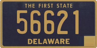 DE license plate 56621