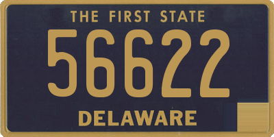 DE license plate 56622