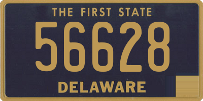 DE license plate 56628
