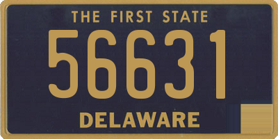 DE license plate 56631