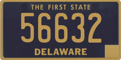 DE license plate 56632