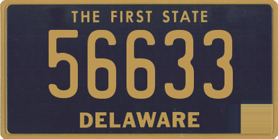 DE license plate 56633