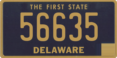 DE license plate 56635